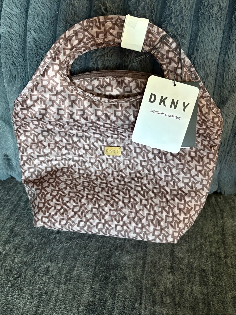 DKNY Rose Logo-Print Tote with Top Handles